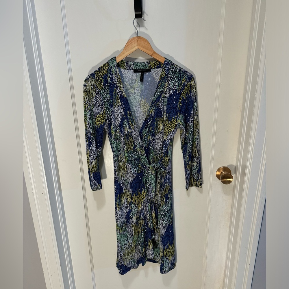 BCBGMaxAzria Front-tie Dress, Size S